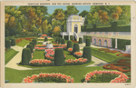 Venetian Gardens & Tea House, Berwind estate, Newport (the Elms) by American Art Post Card Co., Boston; Trumbauer, Horace (American architect, 1868-1938); Visual + Material Resources; and Fleet Library
