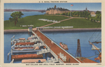 War College and Drill Field, Newport, RI by American Art Post Card Co., Boston; Visual + Material Resources; and Fleet Library