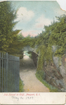 The Tunnel in the Cliff, Newport, RI (color) by Robbins Bros., Boston, MA; Visual + Material Resources; and Fleet Library