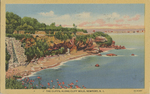 The Cliffs along cliff walk, Newport, RI by H. G. Settle Co., Newport, RI; Visual + Material Resources; and Fleet Library