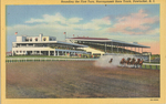 Rounding the First Turn, Narragansett Race Track, Pawtucket, RI by Berger Bros., Providence, RI; Visual + Material Resources; and Fleet Library