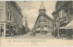 Trinity Square and Broad Street, Pawtucket, RI by The Rotograph Co., NY; Visual + Material Resources; and Fleet Library