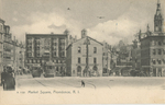 Market Square, Providence, RI by The Rotograph Co., New York City: publisher; Visual + Material Resources; and Fleet Library