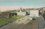 View of Providence, RI, from City Hall Tower by A.C. Bosselman & Co., New York: publisher; Visual + Material Resources; and Fleet Library