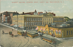 Market Square, looking West, about 1886, Providence, RI by Seddon's, Providence, RI: publisher; Visual + Material Resources; and Fleet Library