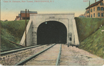 Gano Street entrance, New Tunnel, Providence, RI: built in 1908 by A.C. Bosselman & Co., New York: publisher; Visual + Material Resources; and Fleet Library