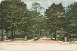 Entrance to North Burial Ground, Providence, RI by The Rhode Island News Company, Providence, RI: publisher; Visual + Material Resources; and Fleet Library