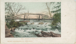 Bridge at Hunt's Mill, Providence, RI by Detroit Photographic Co., Publishers; Visual + Material Resources; and Fleet Library