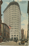 Turk's Head Building and Westminster Street, Providence, RI by Berger Bros., Providence, RI: publisher; Visual + Material Resources; and Fleet Library