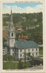 First Baptist Church, erected in 1775, Providence, RI