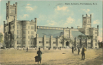 The New State Armory, Providence, RI by A.C. Bosselman & Co., NY: publisher; Visual + Material Resources; and Fleet Library
