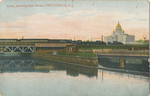 Canal Showing State House, Providence, RI by Reichner Bros., Boston, MA.: publisher; Visual + Material Resources; and Fleet Library