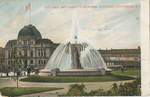 City Hall and Bajnotti Memorial Fountain, Providence, RI by A.C. Bosselman & Co., NY: publisher; Visual + Material Resources; and Fleet Library