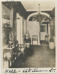 Interior of house at 66 Williams Street, Providence: hallway