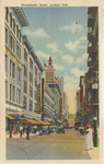 Westminster Street, Providence, RI, Looking East by Curt Teich and Co., Chicago, IL.; Visual + Material Resources; and Fleet Library