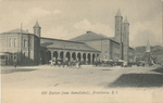 Old Union Station (now demolished), Providence, RI by Callender, Mc. Auslan and Troup Co., Providence, RI publishers; Visual + Material Resources; and Fleet Library