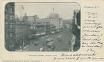 Weybosset Street, Looking East, Providence, RI by Walter R. White, Providence, RI; Visual + Material Resources; and Fleet Library