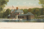 Boat House at Roger Williams Park, Providence, RI by Illustrated Post Card Co., New York: publisher; Visual + Material Resources; and Fleet Library