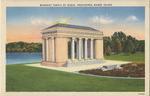 Benedict Temple of Music, Providence, Rhode Island at Roger Williams Park by American Art Postc Card Co., Boston, MA.: publisher; Visual + Material Resources; and Fleet Library