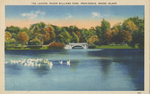 The Lagoon, Roger Williams Park, Providence, Rhode Island by American Art Post Card Co., Boston, MA.: publisher; Visual + Material Resources; and Fleet Library