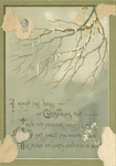 Untitled (May Christmas chimes bring peace to thee.) (verso) by Henry Wadsworth Longfellow