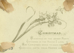 Untitled (Christmas Greeting To You, I send.) (verso)