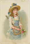 Untitled (Girl with tennis racket)