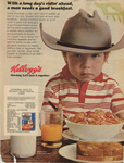 With a long day's ridin' ahead, a man needs a good breakfast. | Frosted Flakes by Visual + Material Resources and Fleet Library