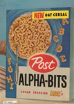 New oat cereal! | Post Alpha-Bits by Visual + Material Resources and Fleet Library