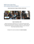 RISD POD 2014 Alumni Research Report by Project Open Door