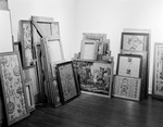 French Wallpaper in Storage by Robert O. Thornton, RISD Museum Photographer