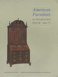 American Furniture in Pendleton House by Christopher P. Monkhouse and Thomas Michie