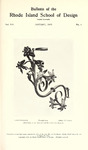 Bulletin of the Rhode Island School of Design, Vol. 7, No. 1 by L. Earle Rowe, RISD Museum, and RISD Archives