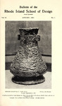 Bulletin of the Rhode Island School of Design, Vol. 9, No. 1 by L. Earle Rowe, RISD Museum, and RISD Archives