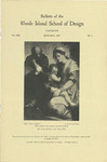 Bulletin of the Rhode Island School of Design, Vol. 13, No. 1 by L. Earle Rowe, RISD Museum, and RISD Archives