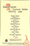Glass Program Lecture Series 1986 by RISD Archives