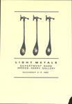 Light Metals Department Show by RISD Archives
