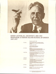 Ernst Lichtblau, Architect, 1883-1963: Professor at Rhode Island School of Design, 1947-1957 by RISD Archives