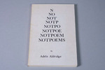 Notpoems by Adele Aldridge, Special Collections, and Fleet Library