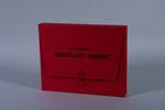 Visionaire 37: Vreeland Memos by Stephen Gan, Cecilia Dean, James Kaliardos, Greg Foley, and Diana Vreeland