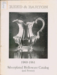 Silverplated Holloware Catalog and Pewter 1960-1961