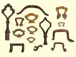 Carved wooden handles, spouts, feet, finials by Special Collections and Fleet Library