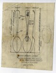 Mount Vernon designs (spoon, candlestick, bell)