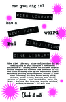RISD Zine Collection Poster by Special Collections and Fleet Library