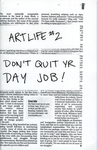 Art Life. Don't Quit Yr Day Job! by Special Collections, Fleet Library, and Nia King