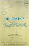 Immigration & New International Student Social by Intercultural Student Engagement Office