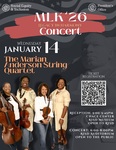 MLK 2026: <em>Legacy in Harmony</em> Concert: The Marian Anderson String Quartet by Center for Social Equity & Inclusion, Student Affairs, and President's Office