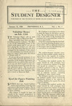The Student Designer January 31, 1930
