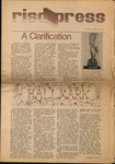 RISD press March 16, 1973 by Students of RISD and RISD Archives