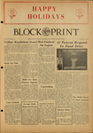 Blockprint December 17, 1956 by Students of RISD and RISD Archives